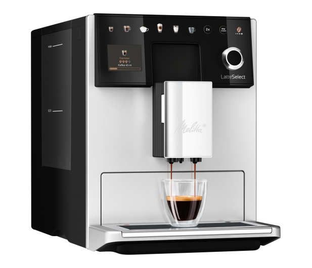 Melitta Ekspres automatyczny LatteSelect F63/0-211 srebrno-czarny - 1227477 - zdjęcie 4
